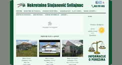 Desktop Screenshot of nekretninestojanovic.com